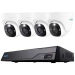 Reolink Σύστημα Παρακολούθησης 4 Καμερών IP 8MP με Καταγραφικό & Σκληρό Δίσκο