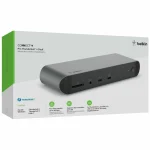 Belkin Connect Thunderbolt 4 Docking Station με HDMI 4K PD Ethernet και συνδεση 2 Οθονών Ασημί - Image 4