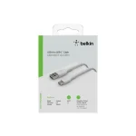 Belkin Braided USB 2.0 Cable USB-C male - USB-A 15W Λευκό 2m (CAB002BT2MWH) - Image 6