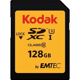 Kodak Premium Performance SDXC 128GB Class 10 U3 V30 A1 UHS-I με αντάπτορα