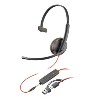 HP Blackwire 3200 Series On Ear Multimedia Ακουστικά με μικρόφωνο