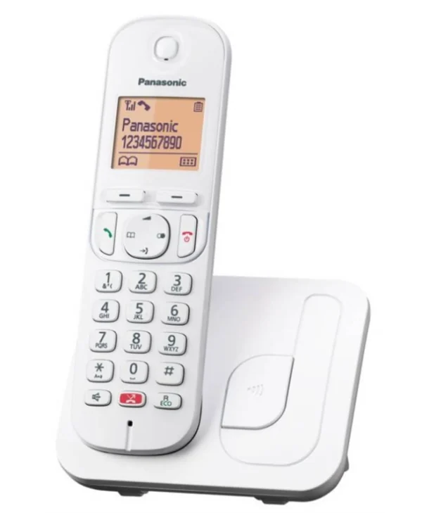 Panasonic KX-TGC250 Ασύρματο Τηλέφωνο με Ελληνικό Μενού Λευκό