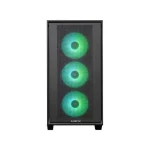 Chieftec Hunter 3 Gaming Midi Tower Κουτί Υπολογιστή με Πλαϊνό Παράθυρο και ARGB Φωτισμό Μαύρο - Image 2