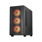 Chieftec Hunter 3 Gaming Midi Tower Κουτί Υπολογιστή με Πλαϊνό Παράθυρο και ARGB Φωτισμό Μαύρο - Image 3
