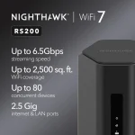 NetGear Nighthawk RS200 Ασύρματο Router Wi‑Fi 7 με 4 Θύρες - Image 3