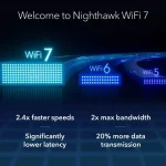 NetGear Nighthawk RS200 Ασύρματο Router Wi‑Fi 7 με 4 Θύρες - Image 4