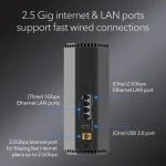 NetGear Nighthawk RS200 Ασύρματο Router Wi‑Fi 7 με 4 Θύρες - Image 6