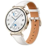 Huawei Watch GT 5 41mm Αδιάβροχο με Παλμογράφο (White Leather Strap) - Image 2