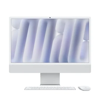 Apple iMac 24" 2024 (M4-8-Core/16GB/256GB SSD/8-Core GPU/macOS) Silver GR