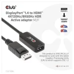 Club3D Μετατροπέας DisplayPort male σε HDMI female 1τμχ CAC-1088 CAC-1088 - Image 3