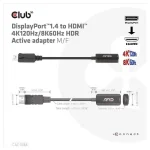 Club3D Μετατροπέας DisplayPort male σε HDMI female 1τμχ CAC-1088 CAC-1088 - Image 4