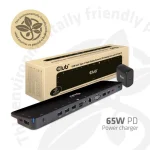 Club3D USB-C Docking Station με HDMI/DisplayPort 4K PD Ethernet και συνδεση 3 Οθονών Μαύρο (CSV-1564) - Image 5