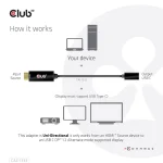 Club3D Μετατροπέας HDMI male σε USB-C female 1τμχ CAC-1333 CAC-1333 - Image 4