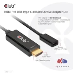 Club3D Μετατροπέας HDMI male σε USB-C female 1τμχ CAC-1333 CAC-1333 - Image 5