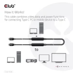 Club3D USB 3.2 Cable USB-C male - USB-C 60W Μαύρο 5m (CAC-1535) CAC-1535 - Image 7