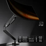 Anda Seat Βάση Γραφείου Οθόνης έως 32" με Βραχίονα (AD-W-A6D-1S-BB) AD-W-A6D-1S-BB - Image 11