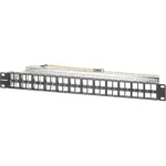 Intellinet Network Solutions Intellinet 48-port Patch Panel Shielded Unloaded 1u Blank Panel 48.26 Cm 19-inch Rack Mounting Keystone Jacks Black