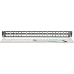 Intellinet Network Solutions Intellinet 48-port Patch Panel Shielded Unloaded 1u Blank Panel 48.26 Cm 19-inch Rack Mounting Keystone Jacks Black - Image 3
