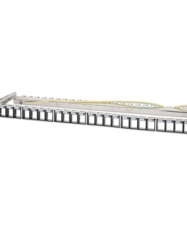 Intellinet Network Solutions Intellinet 24-port Patch Panel Shielded Unloaded 0.5 He Blank Panel 48.26 Cm 19-inch Rack Mounting Keystone Jacks Black