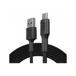 Green Cell Braided USB 2.0 to micro USB Cable Μαύρο 1.2m (KABGC20) KABGC20