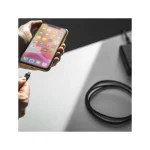 Green Cell Braided USB to Lightning Cable Μαύρο 2m (KABGC18) KABGC18 - Image 4