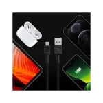 Green Cell Braided USB to Lightning Cable Μαύρο 2m (KABGC18) KABGC18 - Image 7