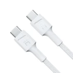 Green Cell Powerstream USB 3.2 Cable USB-C male - USB-C 60W Λευκό 1.2m - Image 3