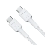 Green Cell Powerstream USB 2.0 Cable USB-C male - USB-C 60W Λευκό 2m - Image 2