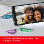 Sandisk Ultra Dual Drive 512GB USB 2.0 Stick με σύνδεση USB-C & USB-A - Image 4