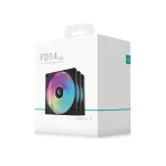 Deepcool Fd14 Case Fan 140mm με ARGB Φωτισμό και Σύνδεση 3-Pin / 4-Pin PWM 3τμχ - Image 5