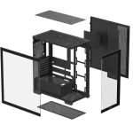 Deepcool CG580 Gaming Κουτί Υπολογιστή με Πλαϊνό Παράθυρο Μαύρο - Image 8