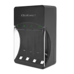Qoltec Φορτιστής 4 Μπαταριών Ni-Cd/Ni-MH Μεγέθους AA/AAA