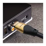 Qoltec HDMI 2.1 Cable HDMI male - HDMI male 1m Χρυσό - Image 6