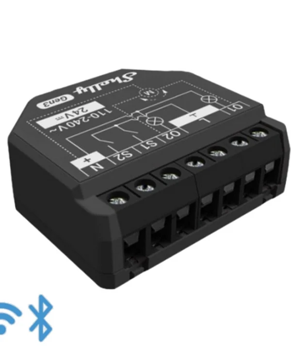 Shelly Smart Ενδιάμεσος Διακόπτης με Wi-Fi και Bluetooth Shelly_2PM_Gen3