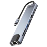 Media-Tech USB-C Docking Station με HDMI 4K PD Ethernet Γκρι (MT5046) MT5046