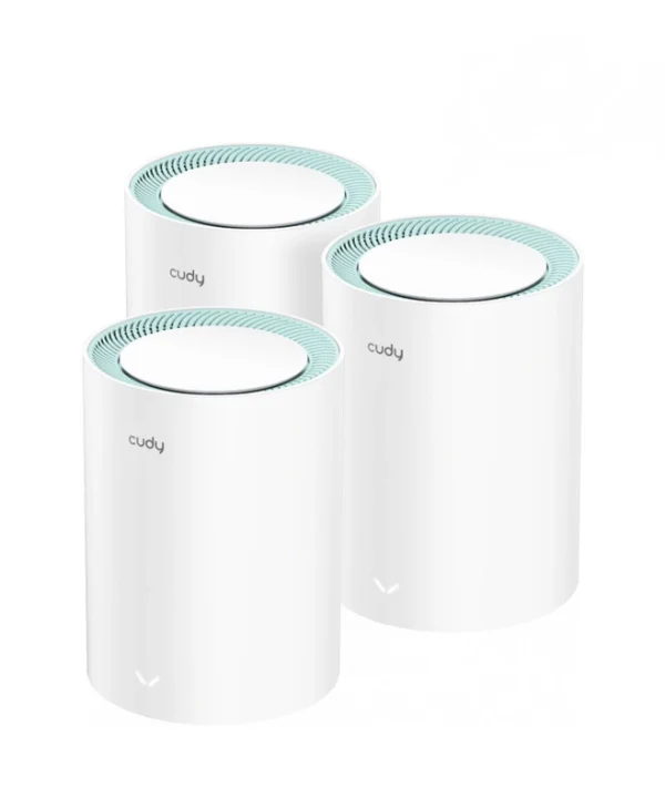 Cudy M1300 WiFi Mesh Network Access Point Wi‑Fi 5 Dual Band (2.4 & 5GHz) σε Τριπλό Kit