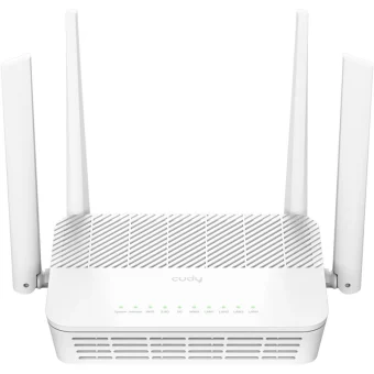 Cudy WR3000 White v1 Ασύρματο Router Wi‑Fi 5 με 4 Θύρες Gigabit