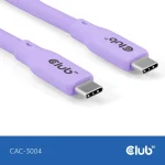 Club3D USB 2.0 Cable USB-C male - USB-C 240W Μωβ 2m - Image 6