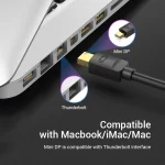 Vention Cable mini DisplayPort male - HDMI male 1.5m Μαύρο (HABBG) HABBG - Image 4