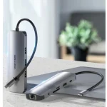 Vention USB 3.2 Hub 10 Θυρών με σύνδεση USB-C / USB-A / Ethernet Ασημί - Image 5