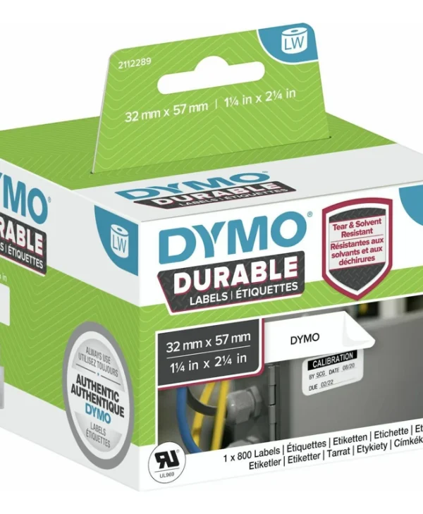Dymo 800 Αυτοκόλλητες Ετικέτες σε Ρολό για Εκτυπωτή Ετικετών 57x32mm