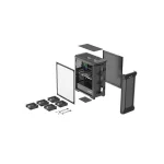Genesis Irid 505F Midi Tower Κουτί Υπολογιστή με Πλαϊνό Παράθυρο Μαύρο - Image 16