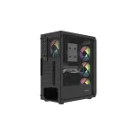 Natec Fury Shobo SH4F Gaming Midi Tower Κουτί Υπολογιστή με Πλαϊνό Παράθυρο και RGB Φωτισμό Μαύρο - Image 7