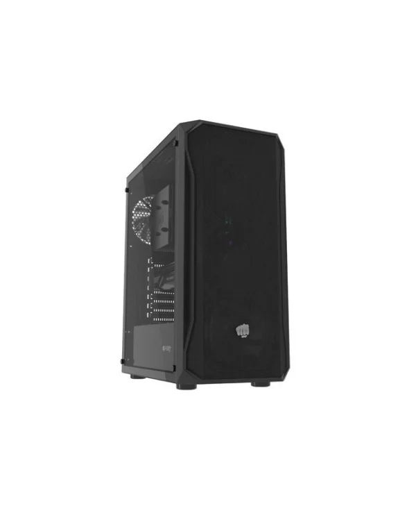 Natec Fury Shobo SH4F Gaming Midi Tower Κουτί Υπολογιστή με Πλαϊνό Παράθυρο Μαύρο