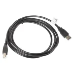Lanberg USB 2.0 Cable USB-A male - USB-B male 1.8m (CA-USBA-10CC-0018-BK) CA-USBA-10CC-0018-BK