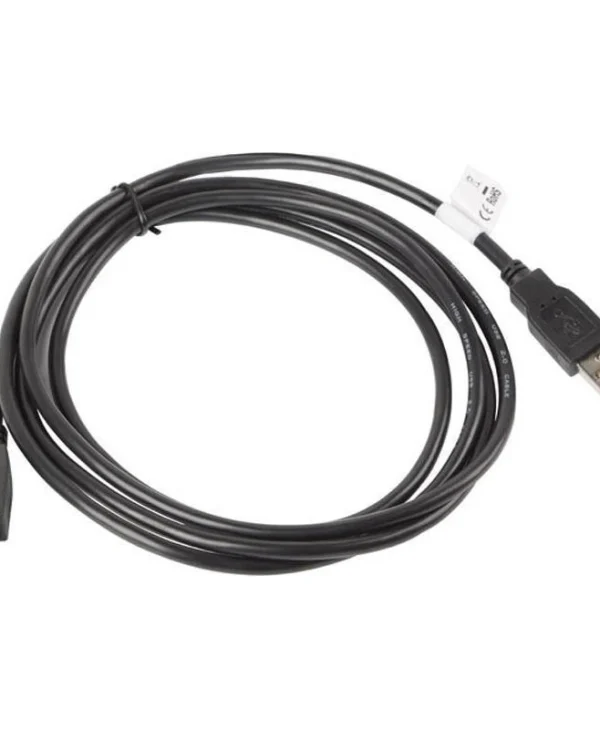 Lanberg USB 2.0 Cable USB-A male - USB-B male 1.8m (CA-USBA-10CC-0018-BK) CA-USBA-10CC-0018-BK