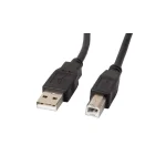 Lanberg USB 2.0 Cable USB-A male - USB-B male 1.8m (CA-USBA-10CC-0018-BK) CA-USBA-10CC-0018-BK - Image 2