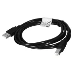 Lanberg USB 2.0 Cable USB-A male - USB-B male 1.8m (CA-USBA-10CC-0018-BK) CA-USBA-10CC-0018-BK - Image 4