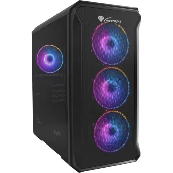 Genesis Irid 503 ARGB Gaming Micro Tower Κουτί Υπολογιστή με Πλαϊνό Παράθυρο Μαύρο