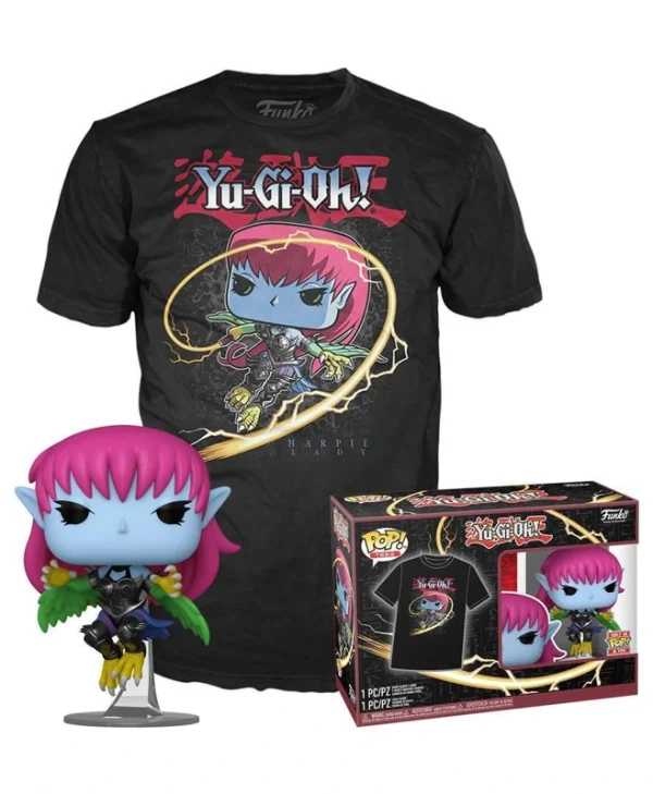 Funko Pop Tee Adult Yu-gi-oh Harpie Lady Black Vinyl Figure T-shirt M 889698752459 75245